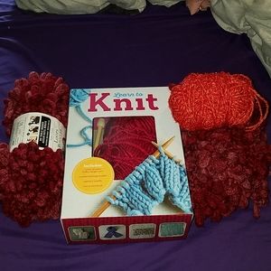 How to knit kit completed.